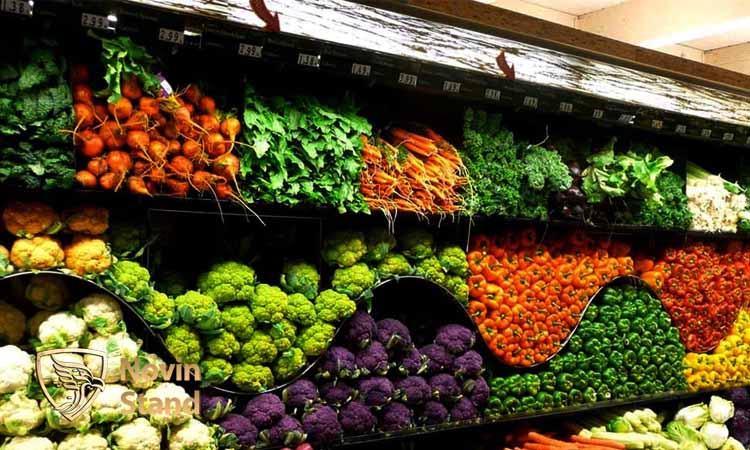ویژگی قفسه بندی استاندارد برای میوه فروشی