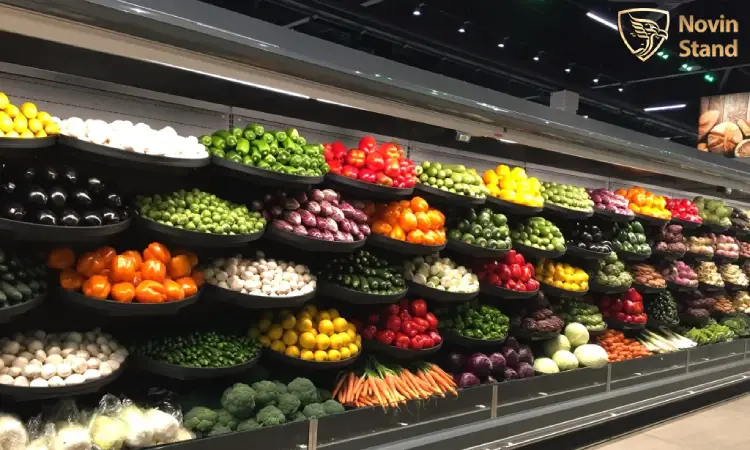 استند میوه و سبزیجات برای فضای باز