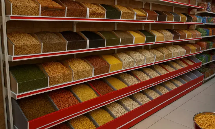 استند حبوبات و خشکبار