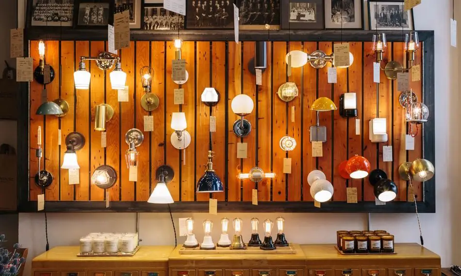 چیدمان و قفسه‌ بندی مغازه الکتریکی به طور استاندارد