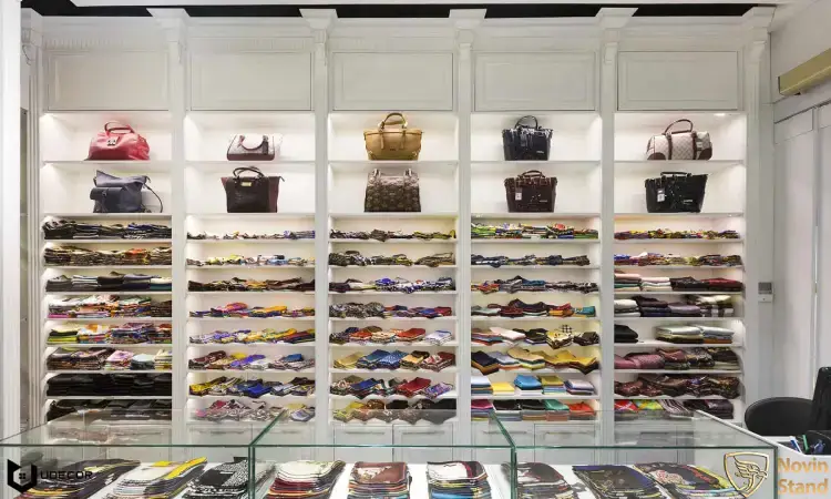 قفسه بندی مغازه روسری فروشی