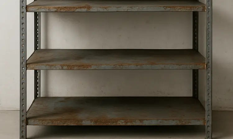 قفسه فلزی پوسیده