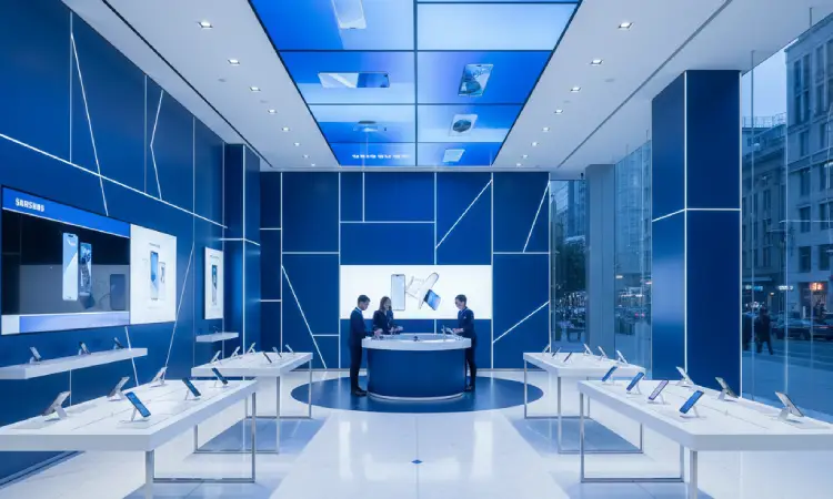 قفسه بندی مدرن موبایل فروشی