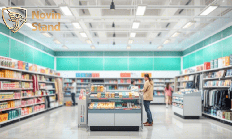 استند برای سوپرمارکت‌ها؛ راز افزایش فروش با استند فروشگاهی